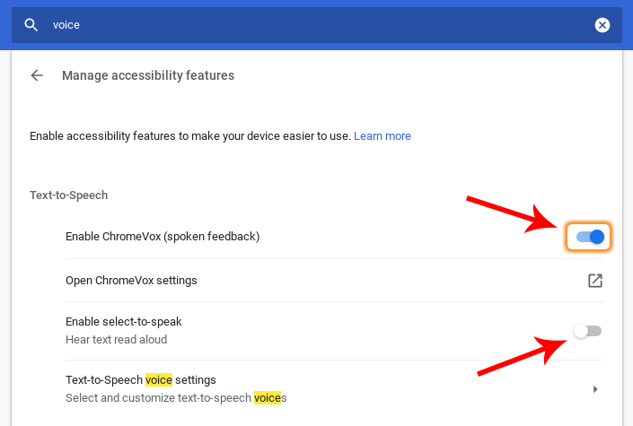 speech to text chromebook